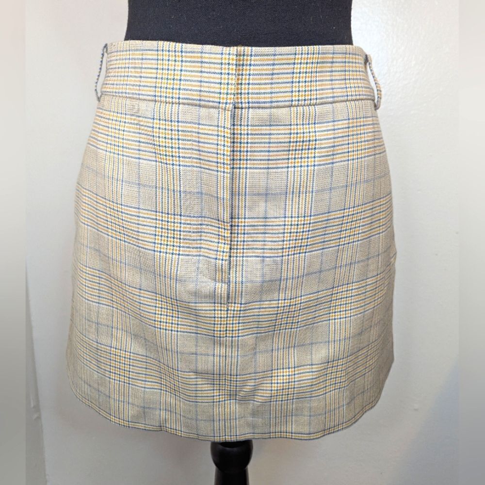 Tibi Plaid Mini Y2K Preppy Light Academia Collegiate Nostalgiacore  Skirt 10